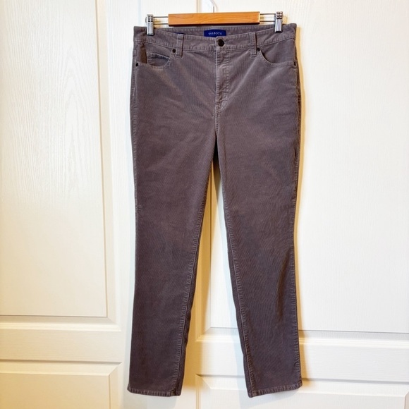 Talbots High Waist Straight Leg Corduroy Pants Size 10 Petite - Picture 7 of 7